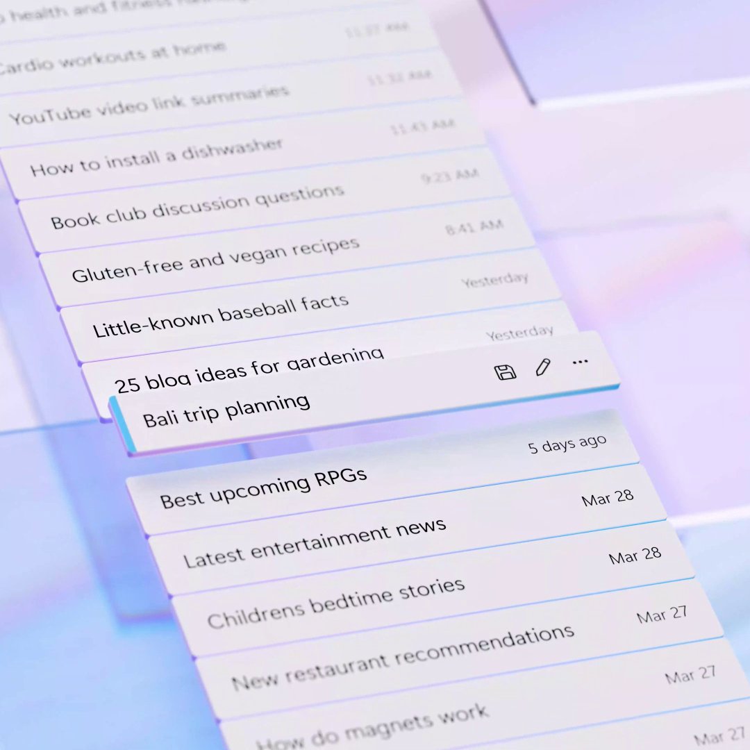 Bring the receipts: you can now save your chat history. Learn more.