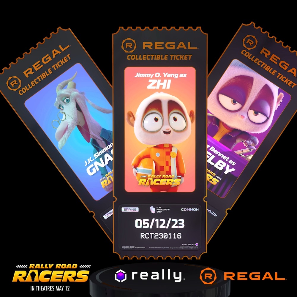 Get ready. Get set. Go! Buy tickets for 'Rally Road Racers' in the Regal app and unlock an AR experience that turns your world into the racetrack! See you at the finish line. 🏁 🎟️: