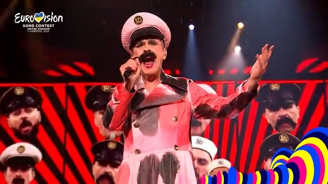 All kinds of madness from Croatia's Let 3 🚜🇭🇷 #Eurovision