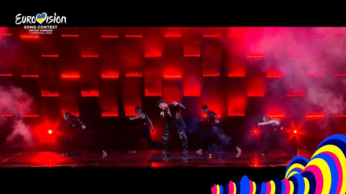 Switzerland's Remo Forrer was not playing around tonight 🇨🇭 #Eurovision