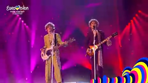 Twin power from Azerbaijan's adorable TuralTuranX 🇦🇿 #Eurovision