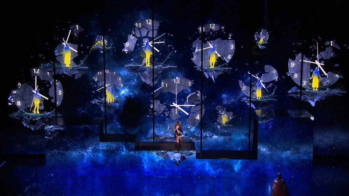 We are United By Music 💙💛 #Eurovision