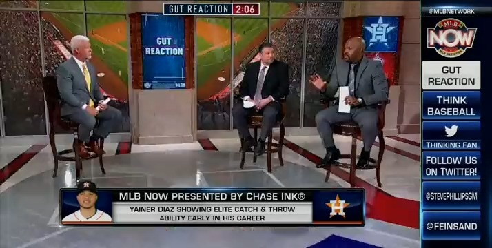 Yainer Diaz is already showing off elite defense at the catcher position, and is Zac Gallen the best pitcher in baseball? #MLBNow | Mark Feinsand | Steve Phillips | Bo Porter