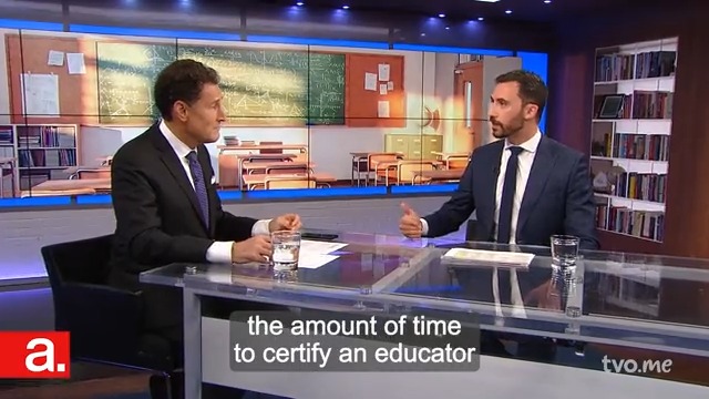"That's the spirit of the bill. It's to elevate our standards. It's to set a higher aim for our kids." — Education Minister Stephen Lecce on the Better Schools and Student Outcomes Act, tonight at 8/11pm with Steve Paikin | Producer: Colin Ellis #onted #onpoli