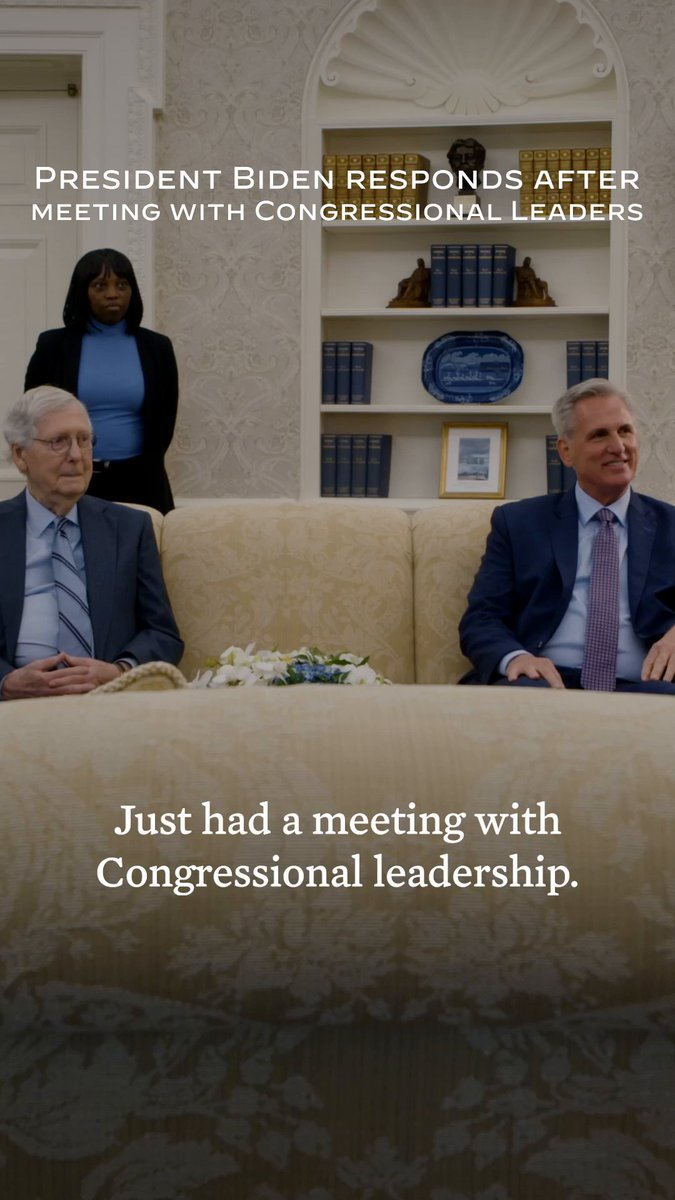Earlier today I met with Congressional leaders about preventing a first-ever government default. Here’s how it went.