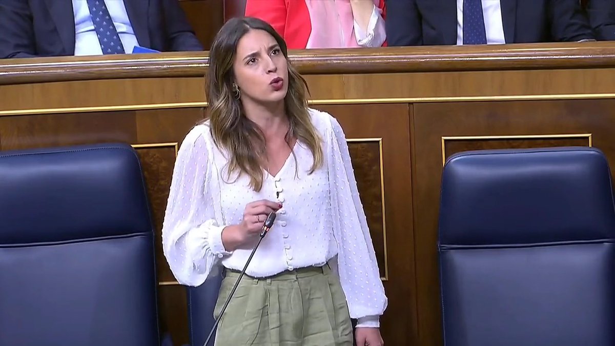 Este repaso a la 'inseguridad jurídica' del PP en 2 minutos de Irene Montero👇👇
