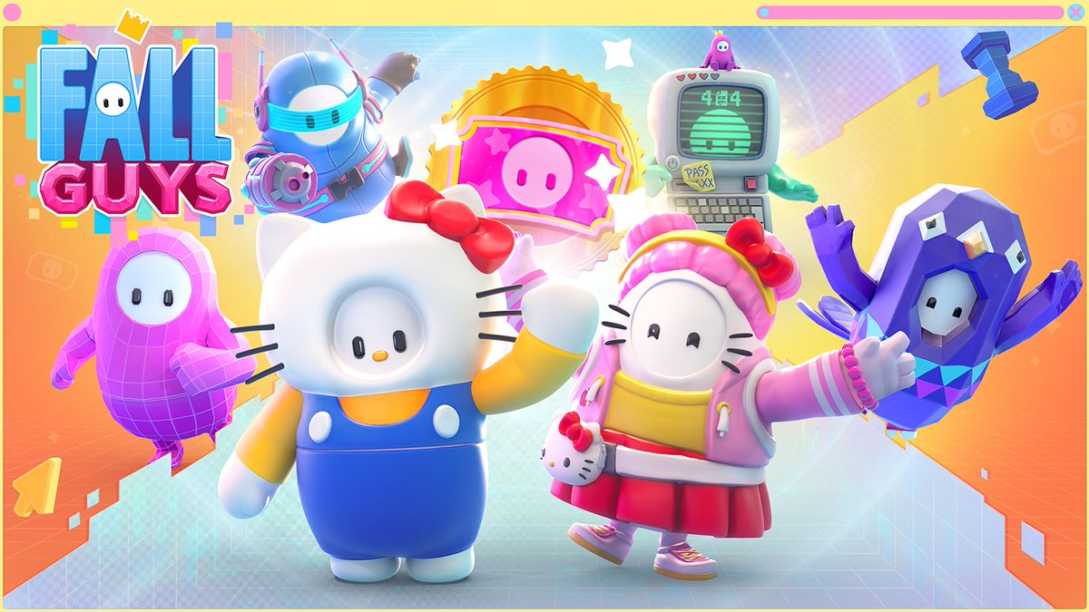 Fall Guys Season 4: Creative Construction is out NOW!! 🛠️ Jump into Fall Guys Creative, pick up our brand new Fame Pass goodies, dress up as Hello Kitty and more 🌟