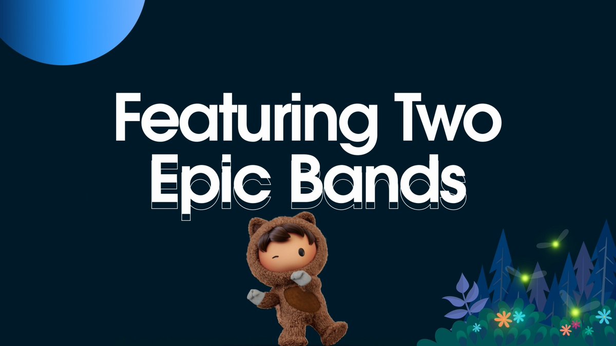 🎤 Gear up for two iconic bands at a one-of-a-kind event! After a day of learning how AI + Data + CRM = customer magic, rock out to @NeonTrees and MisterWives with your industry BFFs! 🔒 Secure your spot for our first-ever double headliner at #CNX23: