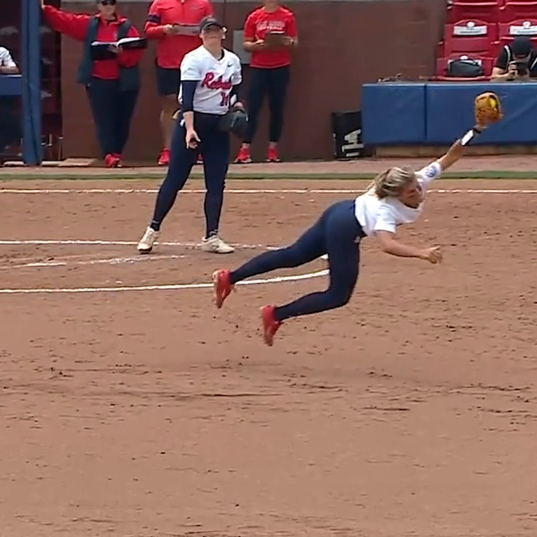 OH MY MIKAYLA ALLEE 😱😱 Ole Miss Softball | #SCtop10