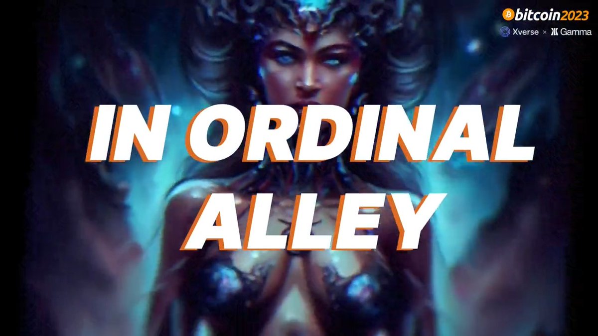 "Ordinals... crossed this chasm from what was a bearish scenario to a bullish scenario" - Saylor 💥 #Bitcoin 2023 presents the world's first Ordinals exhibition!