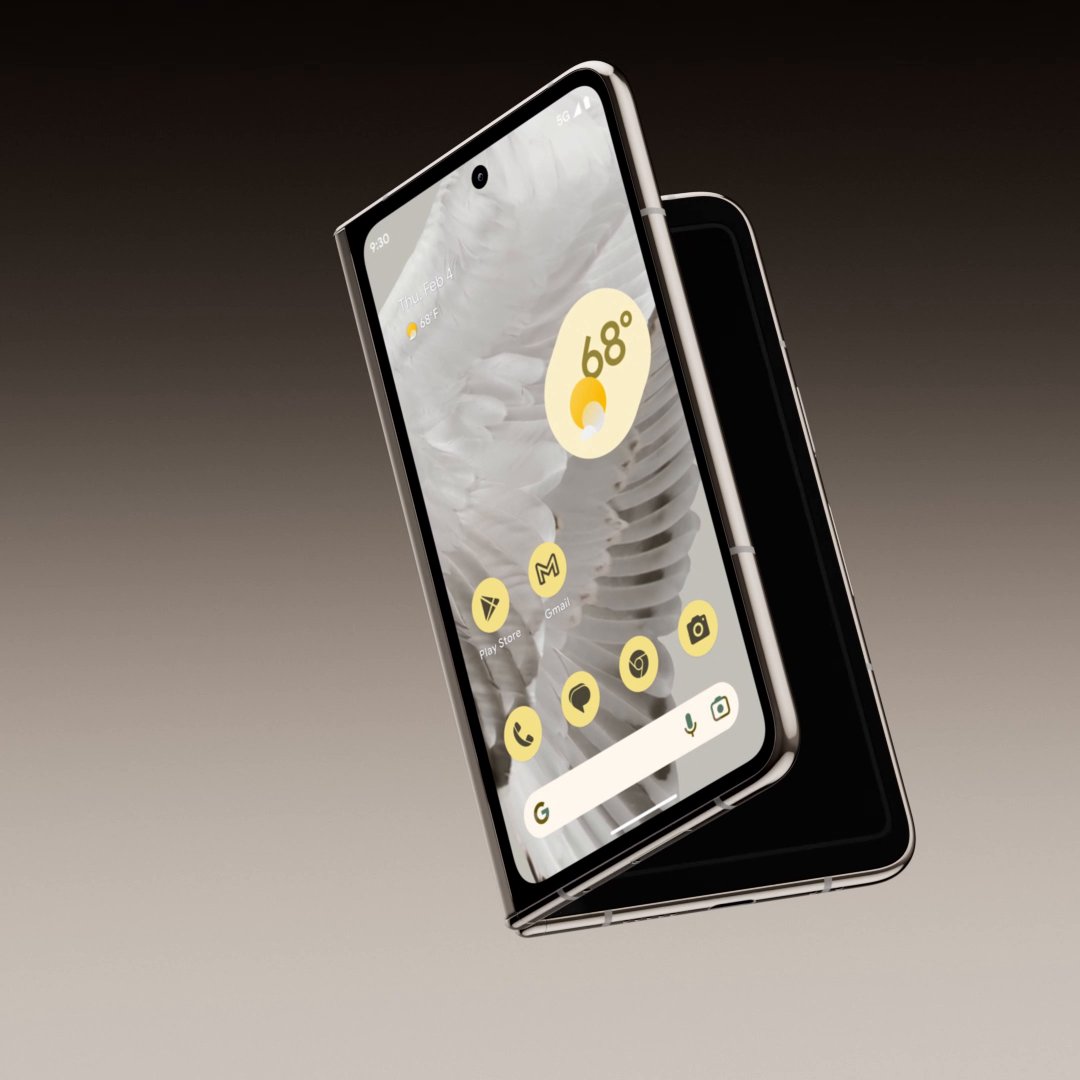 Introducing Google #PixelFold 🎉 Starting at $1799, this ultra-premium device combines personal AI, #GoogleTensor G2, and Android innovation for a #Pixel smartphone that unfolds into an incredible compact tablet. #GoogleIO
