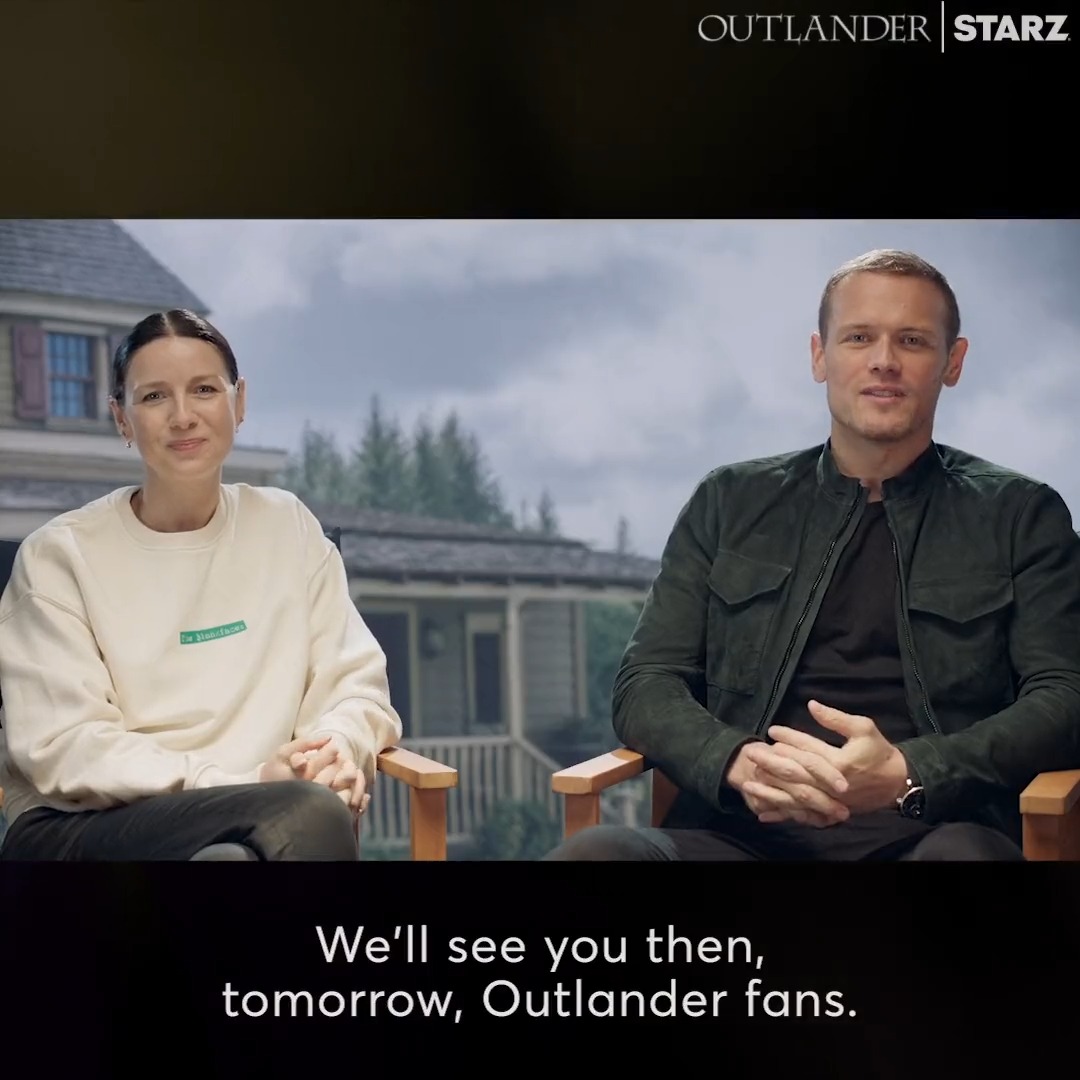 Notifications: ON! The #Outlander Season 7 trailer drops TOMORROW!