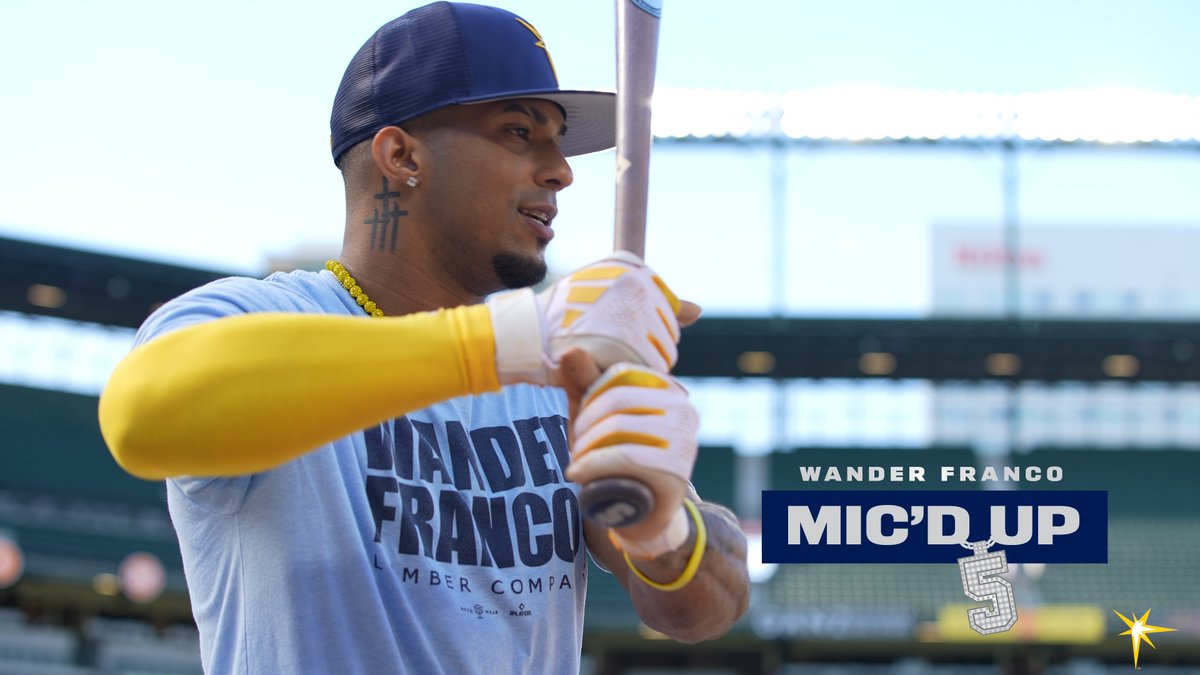 "I'm feeling happy today!" 😃 Come along for a mic'd up BP with Wander Franco