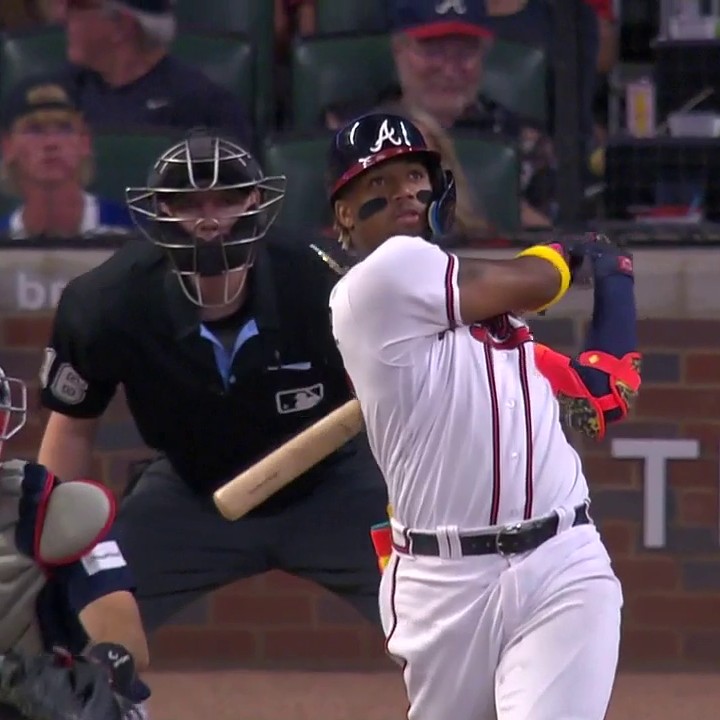 470-foot home run off the bat of Ronald Acuña Jr. This is cinema.