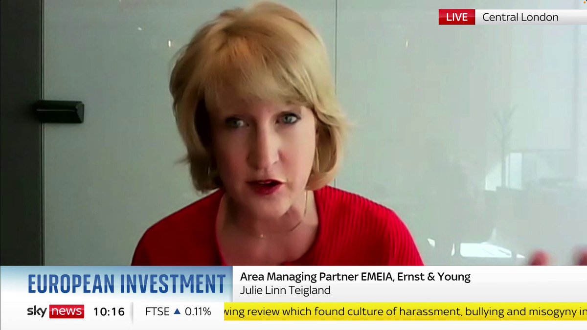 'Brexit just adds to the complexity' EY's Julie Linn Teigland says there is an opportunity for the UK to smooth the barriers to free trade which have arisen since the country left the EU. 📺 Sky 501, Virgin 602, Freeview 233 and YouTube