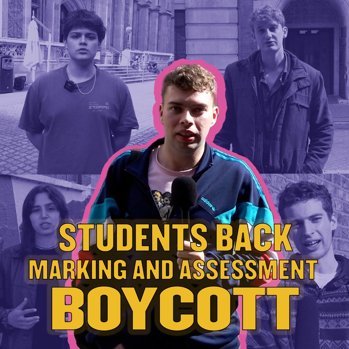 🚨A MESSAGE FROM STUDENTS TO STUDENTS This is why university staff are boycotting marking & assessments Higher education is rigged against students & staff, but by standing with UCU, you can change it Tell your vice-chancellor: #ucuRISING