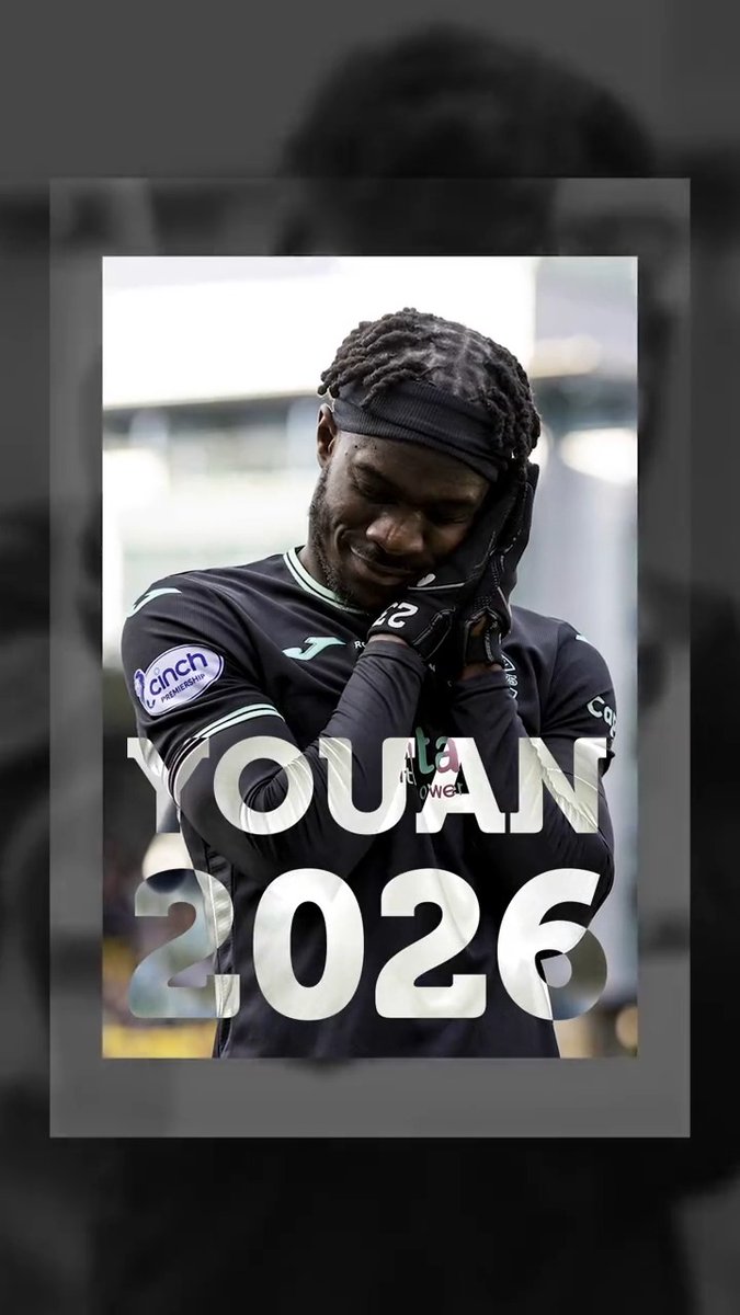 𝐘𝐎𝐔𝐀𝐍 𝟐𝟎𝟐𝟔: CONFIRMED 🔒🔥 Three more years of Élie at Easter Road! 💤⚽️