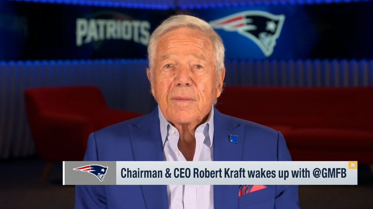 “The greatest player in the history of the game played right here in Foxboro, and I’m happy to tell you…I invited him back to come here and be with us at the opening game.” Robert Kraft on honoring Tom Brady at Gillette Stadium.