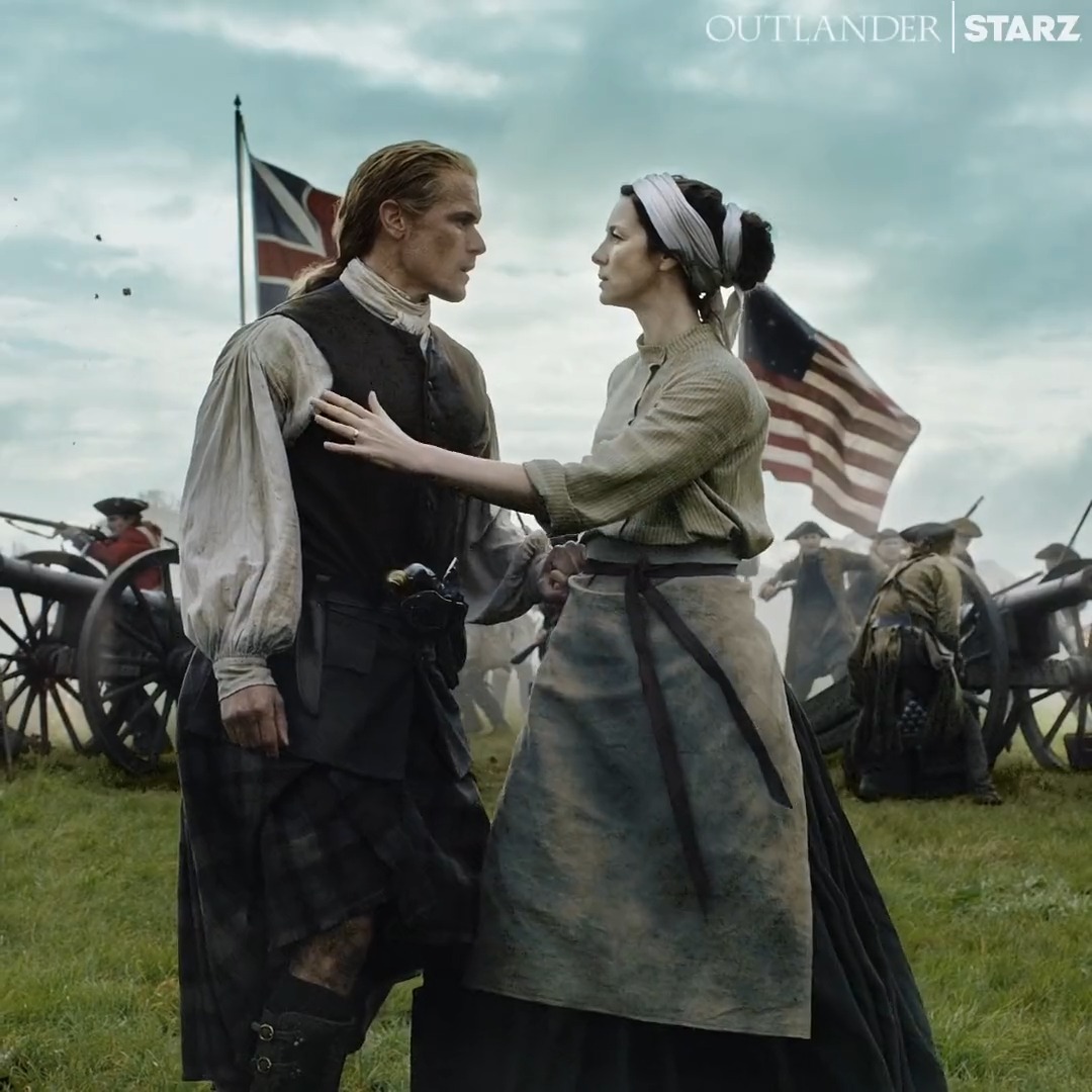 Don't mind me, just watching Claire and Jamie run into each other's arms in slow motion until June 16. #Outlander