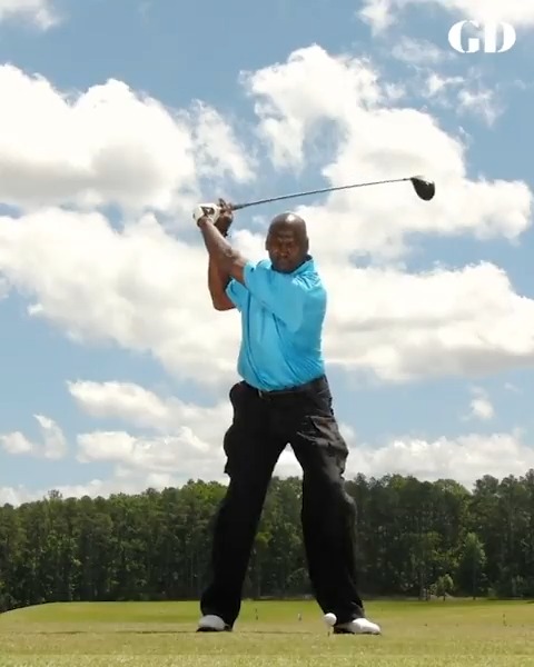 Michael Jordan’s swing is ______. (📸:jd cuban for Golf Digest)
