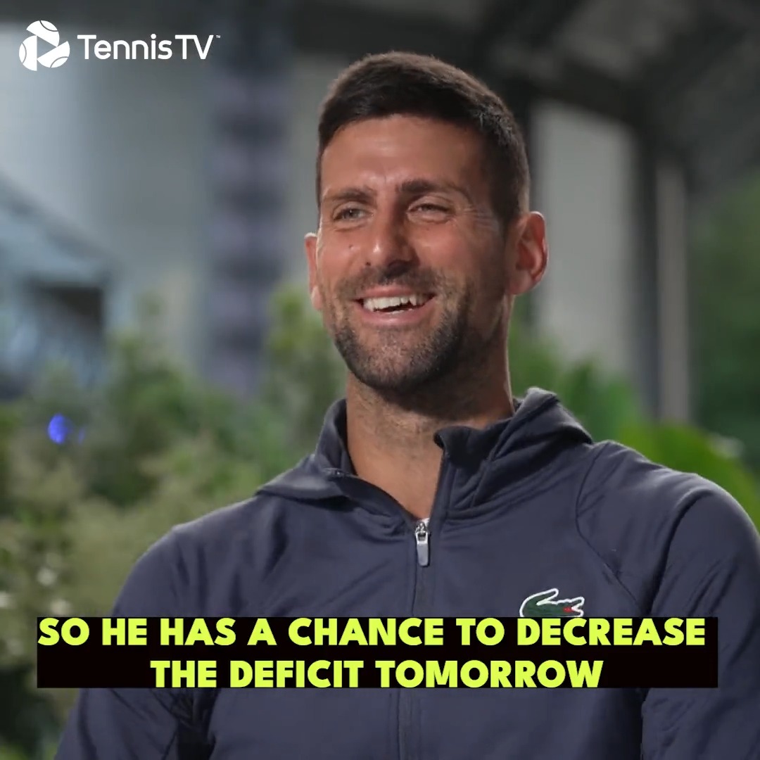 July 2016: Tomas Etcheverry wins his first ATP point (12,899 points behind No. 1 Djokovic) April 2022: Etcheverry makes the Top 100 (7,706 points behind Djokovic) May 2023: Etcheverry, ranked 61, faces Djokovic in Rome (5,939 points behind) @djokernole Tomás Etcheverry #IBI23