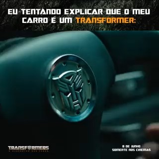 Calma! É só um carro que se transforma em um robô gigante, nada demais. 😅 Conheça os novos Transformers em #Transformers: O Despertar das Feras, 8 de junho somente nos cinemas. 💥