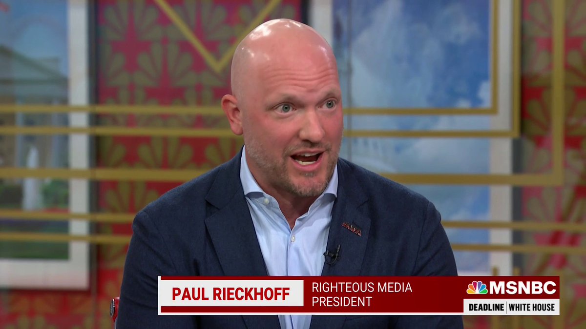 "Well know thy enemy, that is like a basic military strategic doctrine...and the Defense Department has said consistently that violent white extremists are one of, if not the, greatest threats to our national security. That's established" - Paul Rieckhoff🇺🇸🇺🇦 w/ Nicolle Wallace