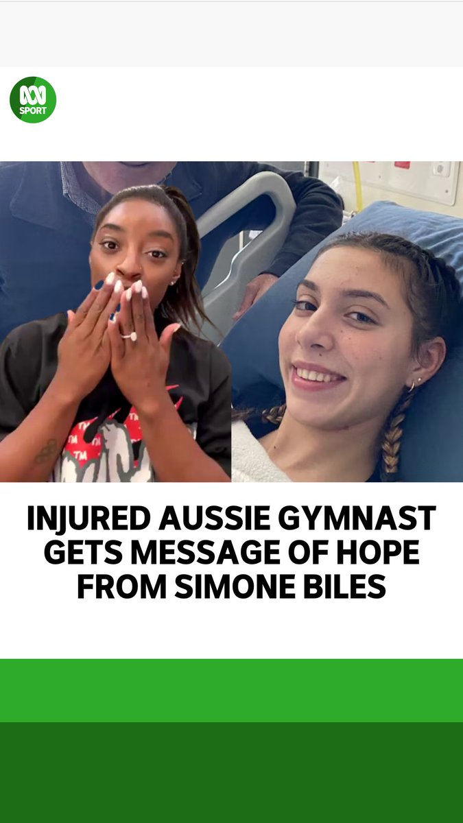 14-year-old Aussie gymnast Ava Costa was an Olympic hopeful, but suffered a serious spinal injury after a fall in training. While on the road to recovery, she got an amazing message from one of her heroes. ❤️ Read more: