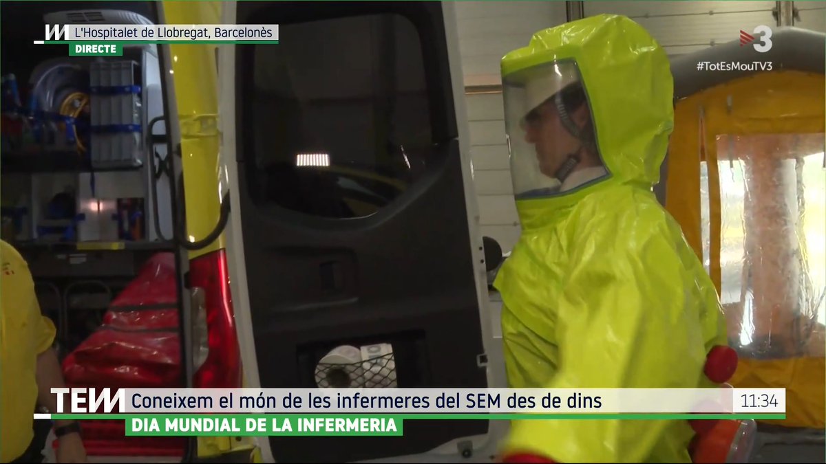 🔴 Dia Mundial de la Infermeria. Coneixem el món de les infermeres del #SEM (SEM. Generalitat) des de dins #TotEsMouTV3 ▶