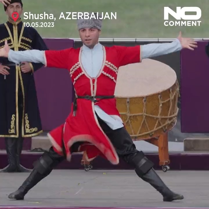The cultural capital of Azerbaijan's Karabakh region, Shusha, hosted once again the #Kharibulbul music festival. Music and dance groups from member countries of the International Organisation of Turkic Culture performed at the festival, in Shusha's Jidir Plain.
