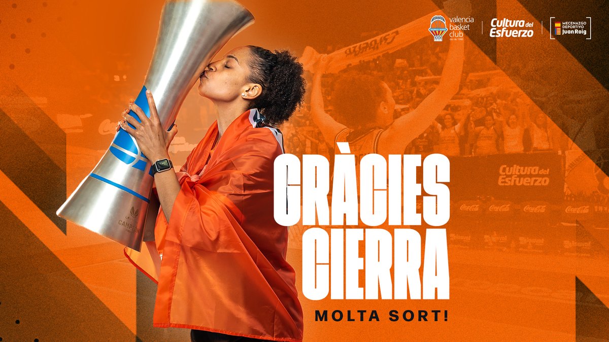 Gracias y mucha suerte, Cierra Burdick! 🧡 Cas 👉 Agradecimiento a Cierra Burdick Val 👉 Agraïment a Cierra Burdick Eng 👉 Thanks to Cierra Burdick