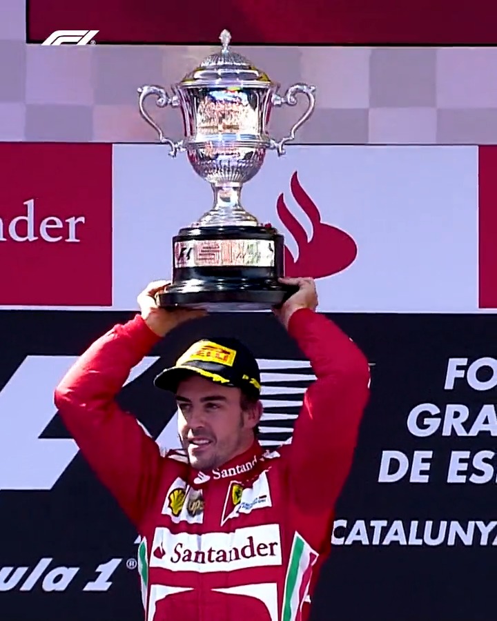 Ten years ago today... 🗓️ Fernando Alonso stood on the top step for his 32nd, and most recent win, in front of an adoring home crowd ❤️🇪🇸 #F1 Fernando Alonso