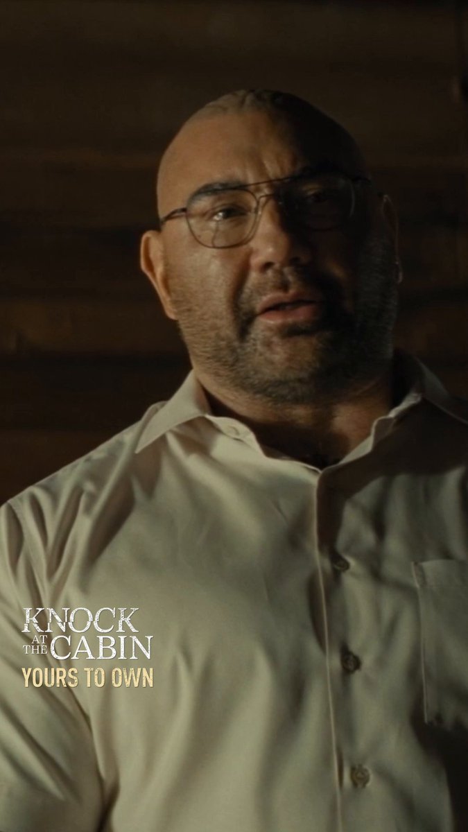 Make the choice to watch M. Night Shyamalan’s #KnockAtTheCabin Yours to own on Digital, 4K UHD and Blu-ray