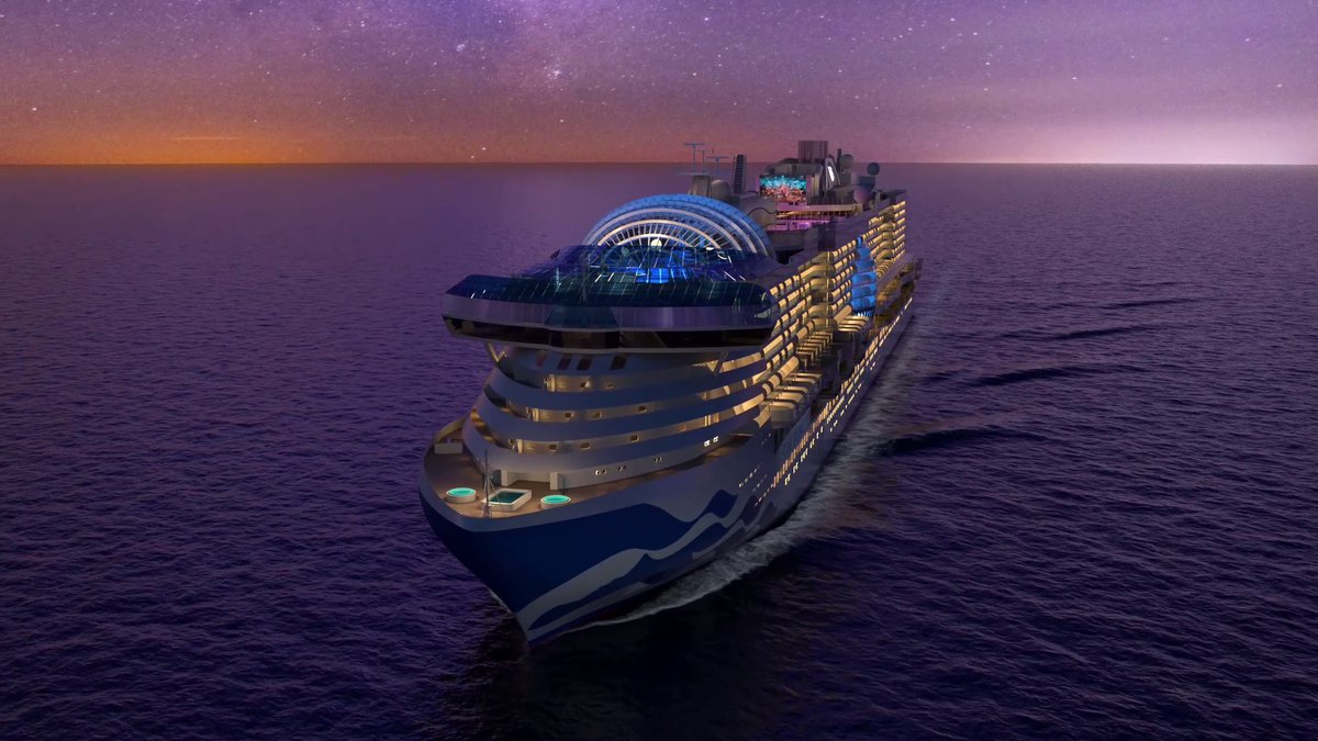 A star is born with #StarPrincess, debuting in the Mediterranean August 4, 2025! 🌟 Celebrate the romance of the sea on our second Sphere Class ship with sleek, eye-catching designs, spacious interiors, and remarkable views of the sea and sky. #PrincessCruises #ComeFeelTheLove