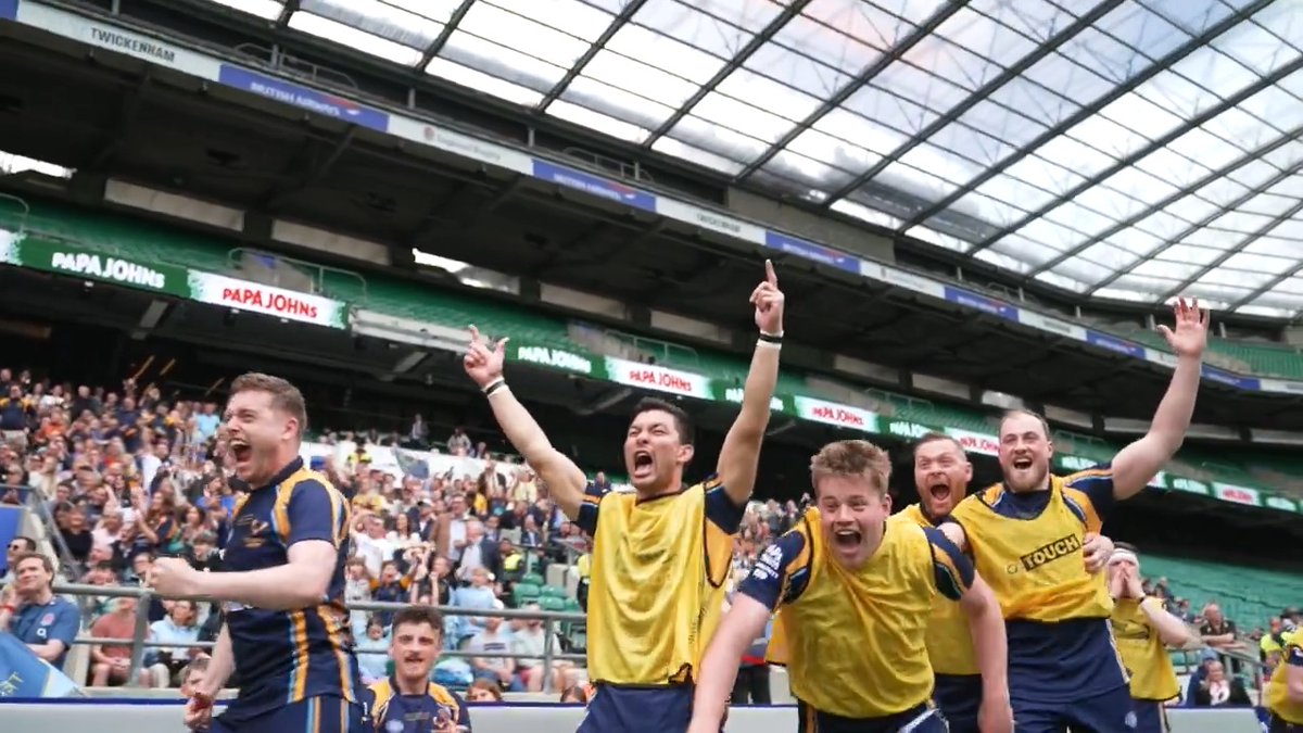 Community rugby 🤝 @Twickenhamstad The Papa John's Community Cup finals day was special Papa Johns UK