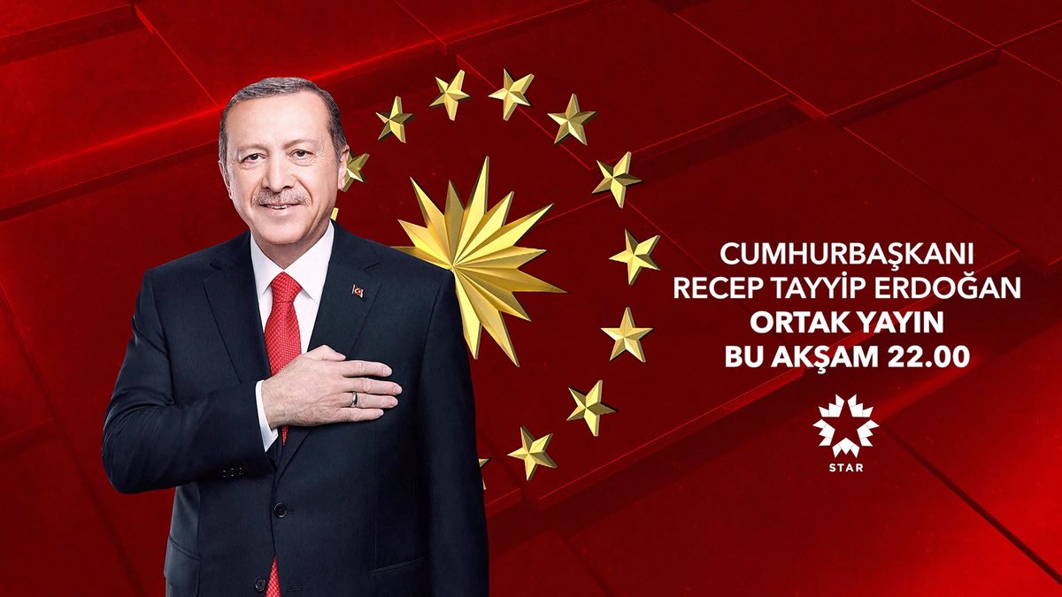 'Ortak Yayın Cumhurbaşkanı Recep Tayyip Erdoğan' bu akşam 22.00'de Star'da!