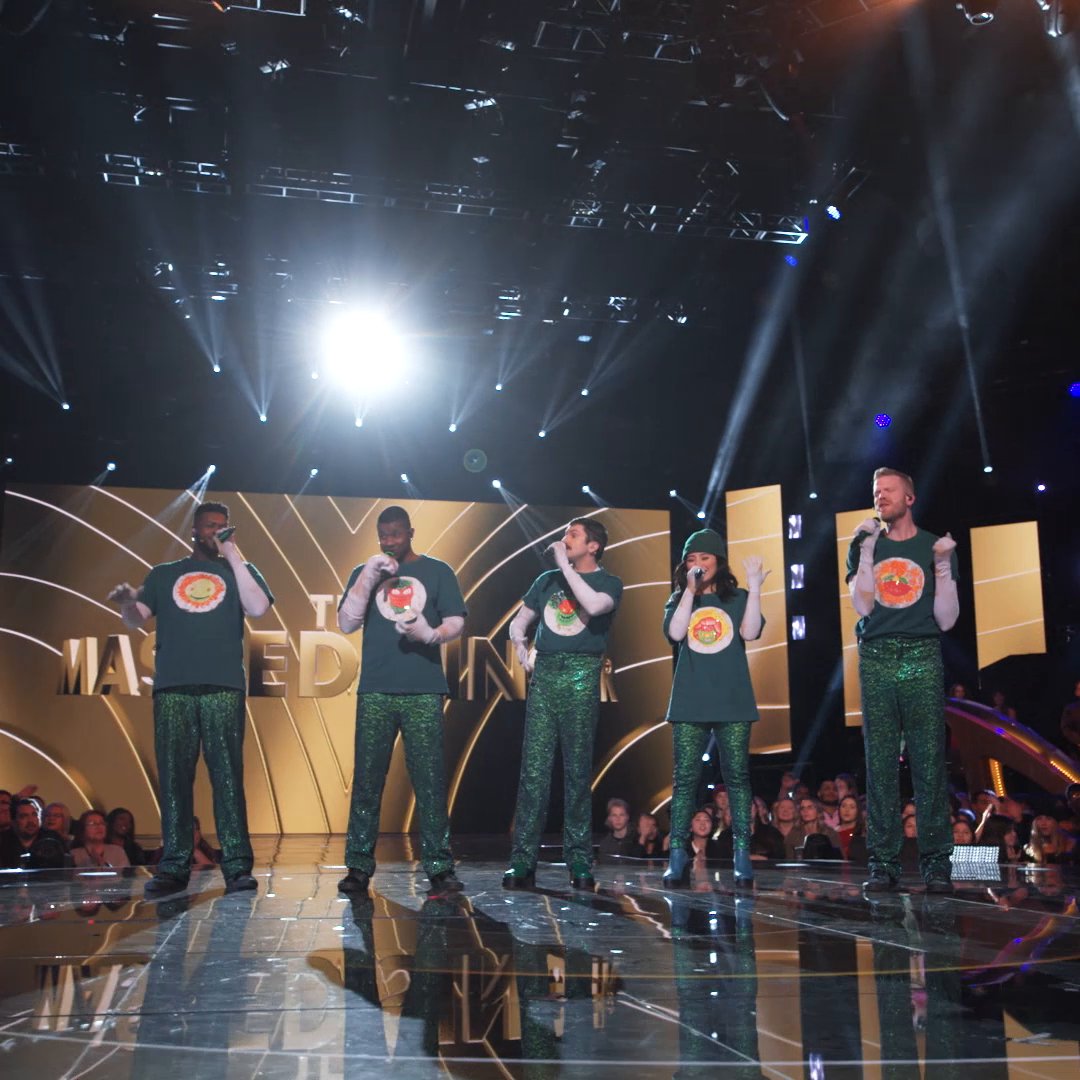 .Pentatonix puts such a unique spin on every performance, and we can't get enough 😍 #CaliforniaRollMask #TheMaskedSinger
