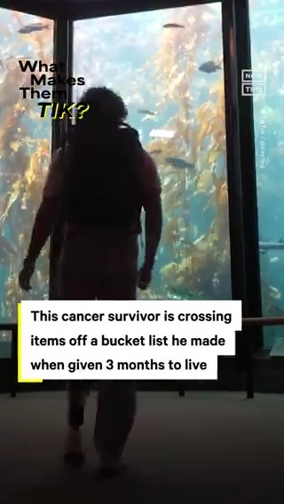 'Surviving cancer twice has really changed my perspective' — This TikToker is living every day like his last and taking his followers along on a bucket list adventure