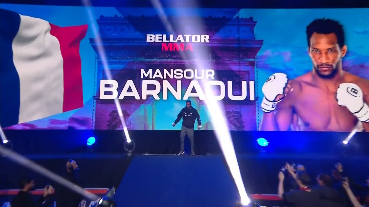 The French fans are on their FEET for Mansour Barnaoui! ๐ซ๐ท #Bellator296 | ๐บ๐ธ @SHOsports | ๐ซ๐ท RMC Sport