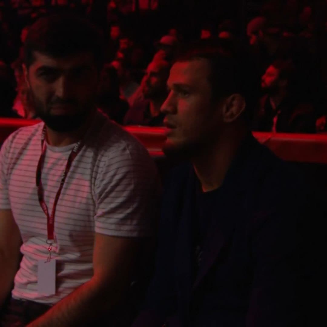 Look who's here! 👀 Bellator lightweight champion Usman Nurmagomedov watching on. #Bellator296 | 🇺🇸 @SHOsports | 🇫🇷 RMC Sport