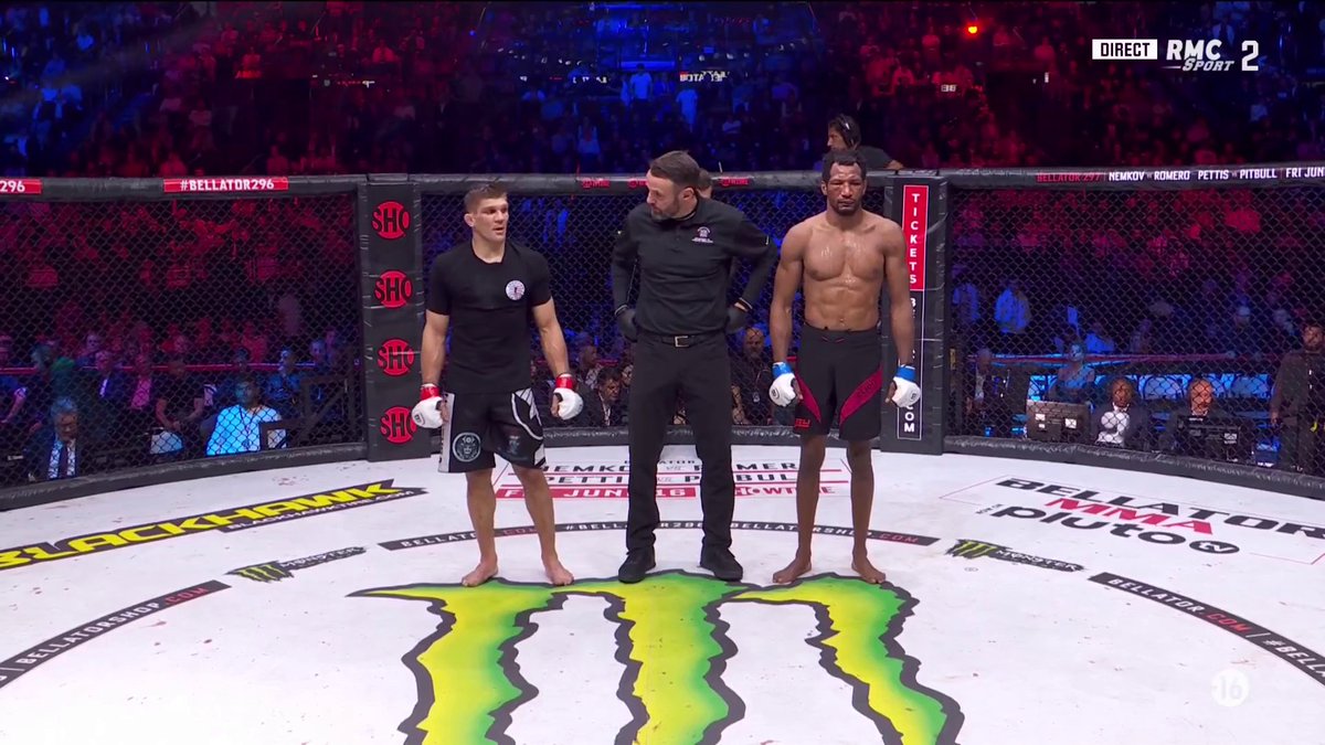 🔥 Après un combat acharné c'est l'Américain Brent Primus qui s'impose à la décision unanime ! 🇫🇷 Grosse déception pour le Français Mansour Barnaoui qui échoue aux quarts de finale du Bellator et qui ne pourra pas affronter l'invaincu Usman Nurmagomedov #RMCMMA