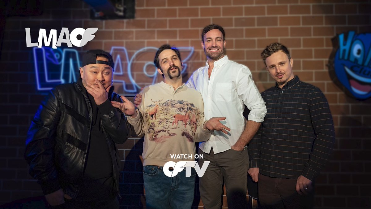 Your favorite OnlyFans comedy special is back! 😂 It's boys' night out on an all-new #LMAOF, streaming now at Featuring Comedians billy bonnëll, @DaRealChang, @CodyJW, & Jeff Dye.
