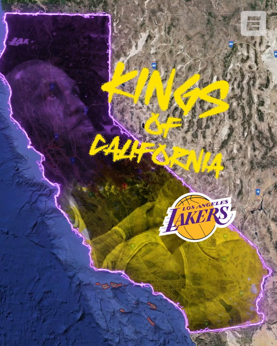 The Lakers are the Kings of California 🤩