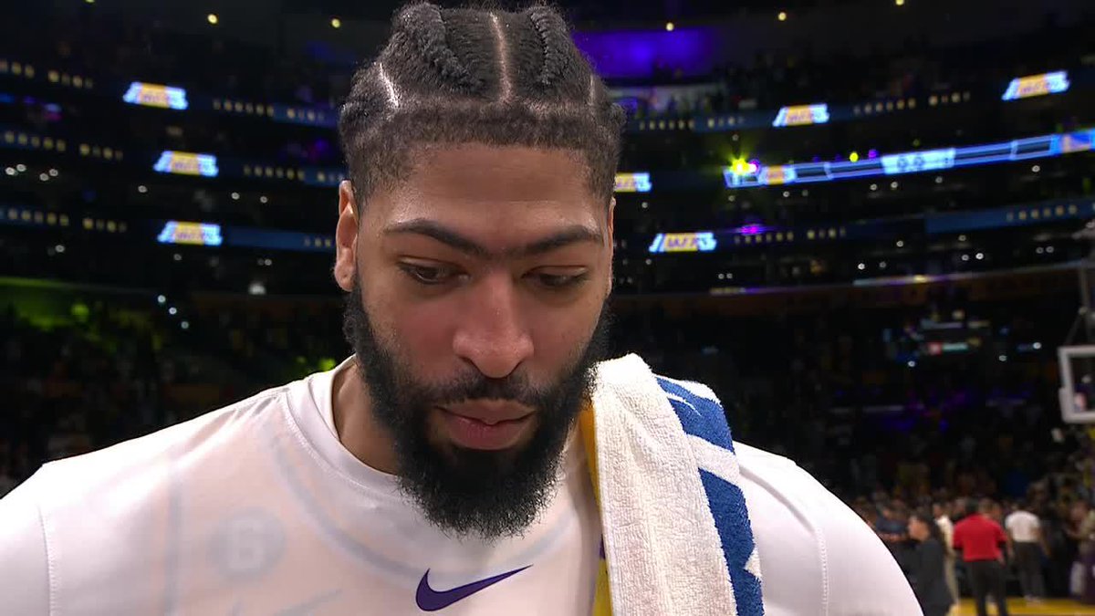 "We want to shock the world. ... Me and Bron want another one, now it's time to go get it." 🗣️ AD after the Lakers' Game 6 win