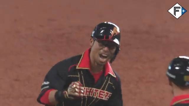 2⃣試合連続弾💥ビッグイニング🔥🔥 #江越大賀 #lovefighters #新時代 FIGHTERS MIRU でベンチ LIVE 配信中👀 #ファイターズMIRU