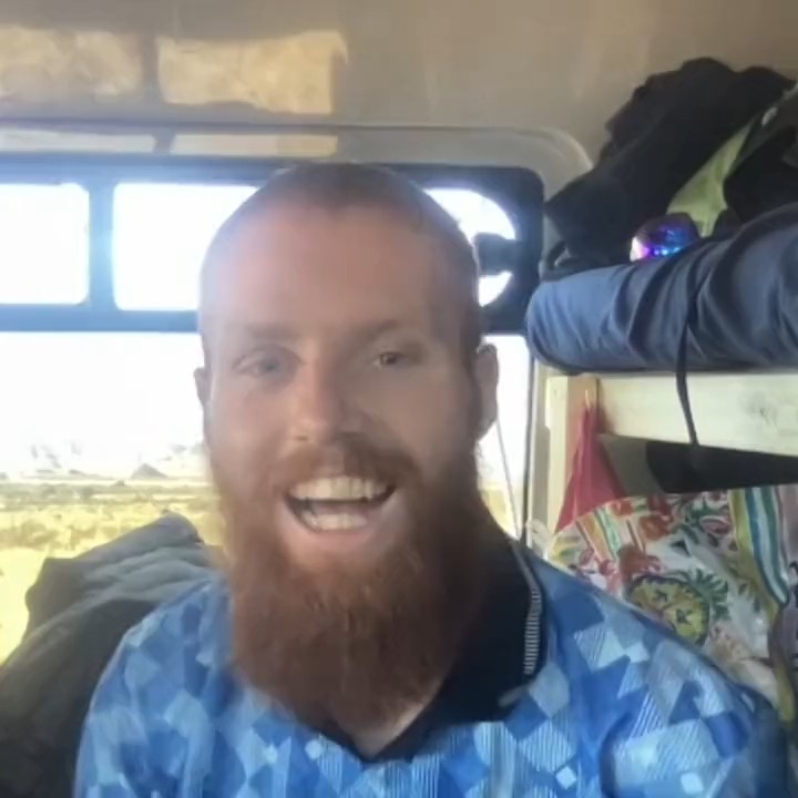 "One more brick in the wall!" 🧱 Russ Cook is on a mission to become the first ever person to run the length of Africa. 💪
