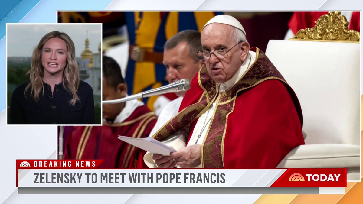 Ukrainian President Volodymyr Zelenskyy has landed in Italy to meet with Pope Francis. Ellison Barber reports on the meeting and the war in Ukraine.
