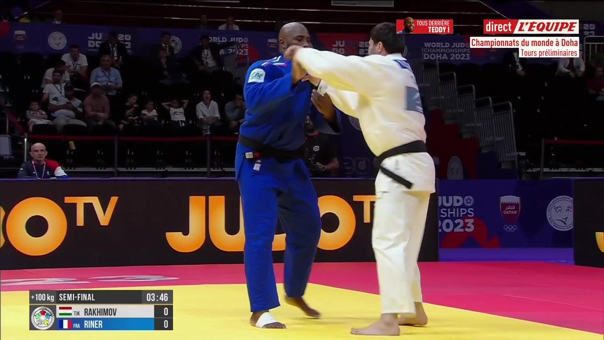 Ptdrrrrrr mais Teddy Riner c’est vraiment un dictateur c’est SON sport
