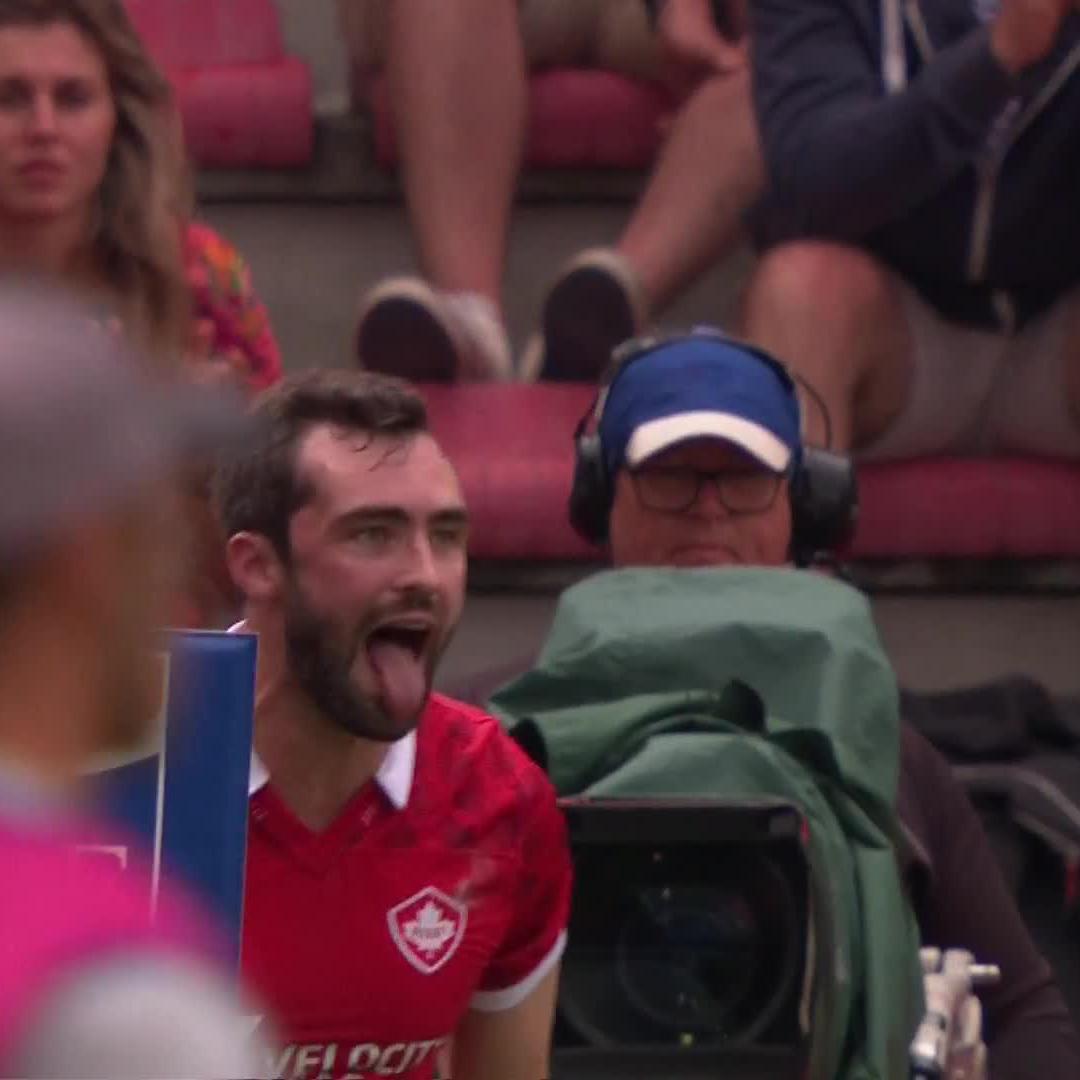 Canada fans, how are you feeling? 🤩 Rugby Canada reach their first cup semi-final this series 🔥 #HSBC7s | #France7s
