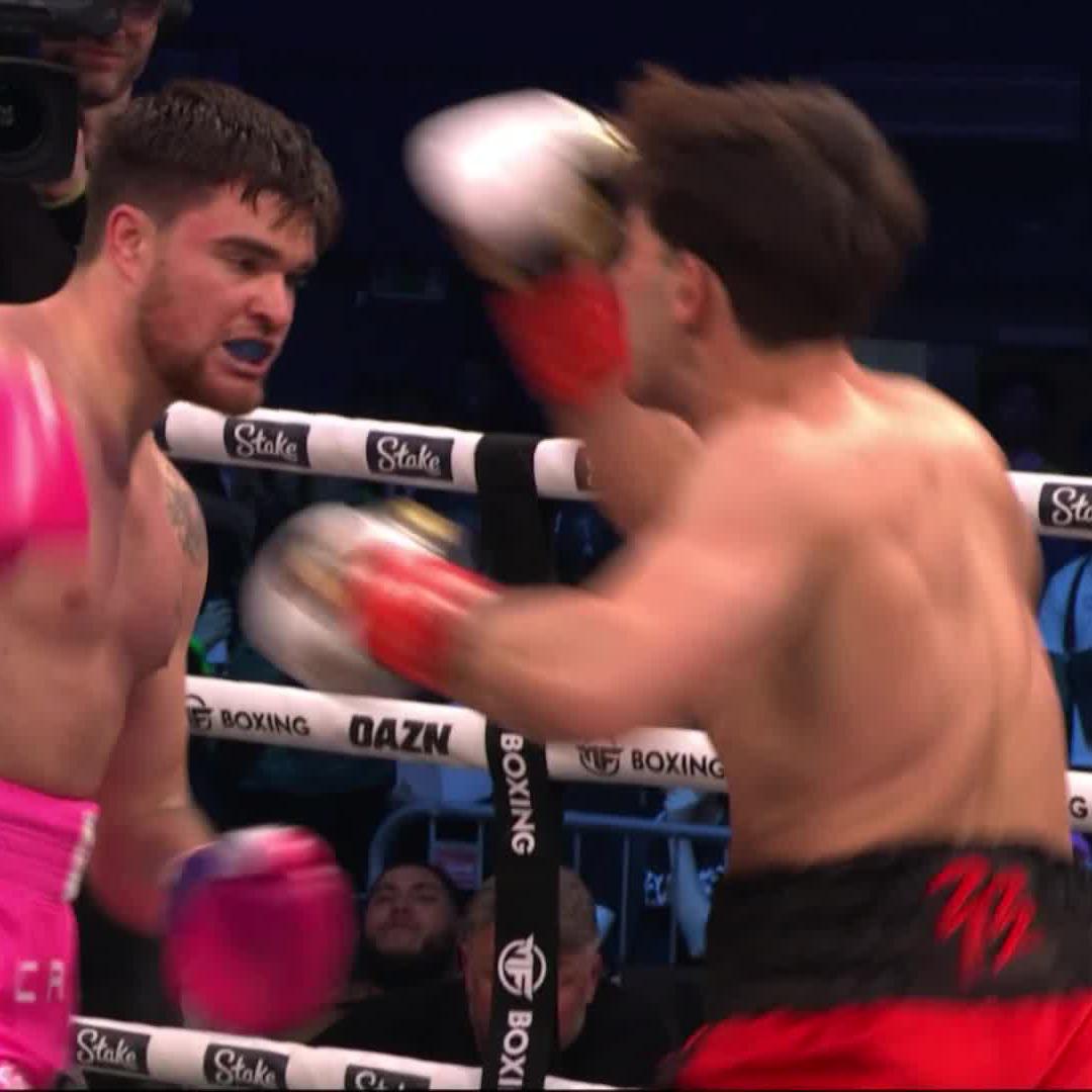 WILD exchanges in the first 🤯 Watch #KSIFournier LIVE now on DAZN PPV, sign-up at